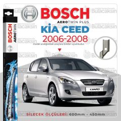 Bosch Aerotwin Muz Silecek Takımı Kia Ceed 2006-2008 ile uyumlu