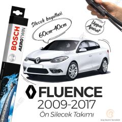 Bosch Aerotwin Muz Silecek Takımı Renault Fluence 2010-2017 ile uyumlu