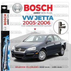 Bosch Aerotwin Muz Silecek Takımı Volkswagen Jetta 2005-2006 ile uyumlu