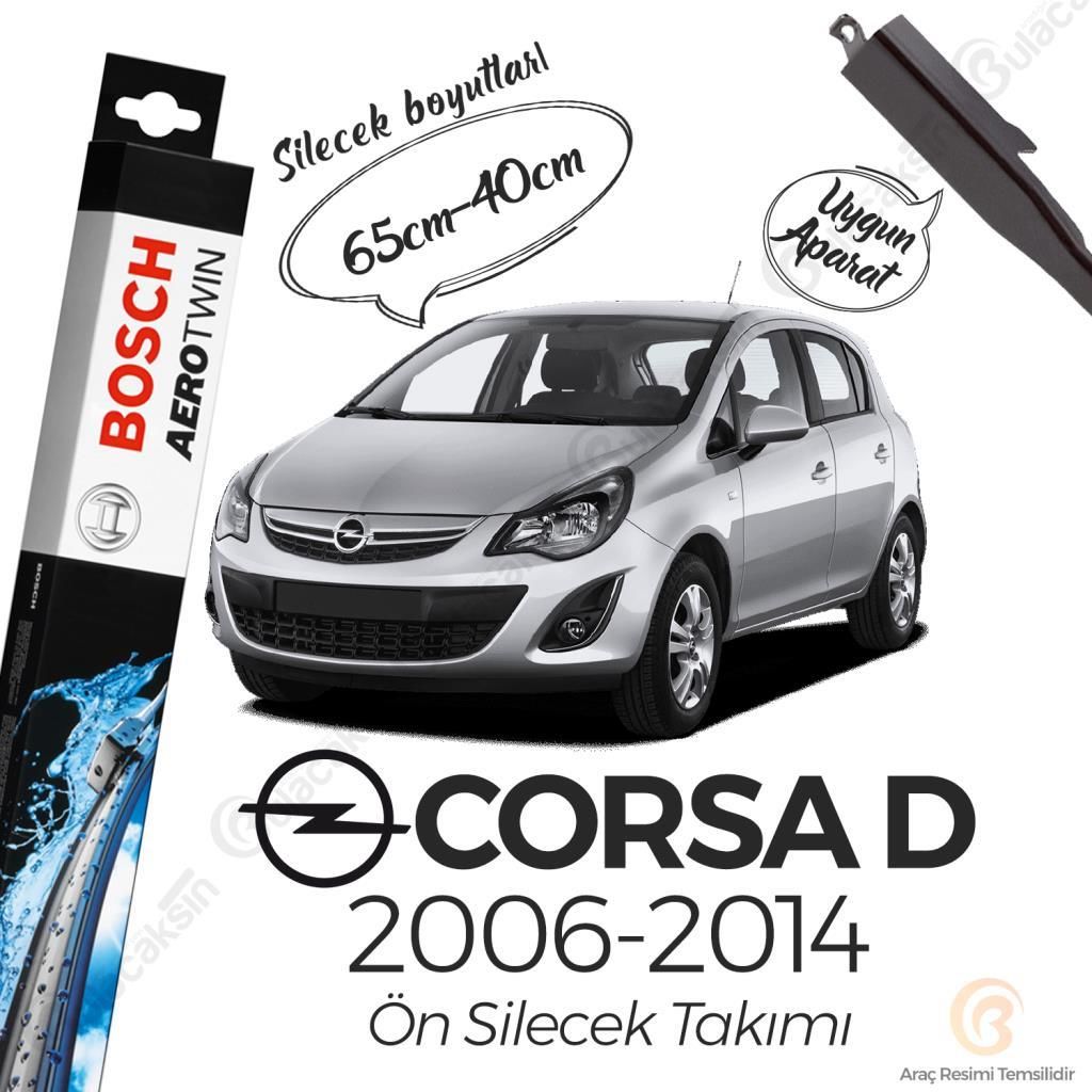 Bosch Aerotwin Muz Silecek Takımı Opel Corsa D 2006-2014 ile uyumlu