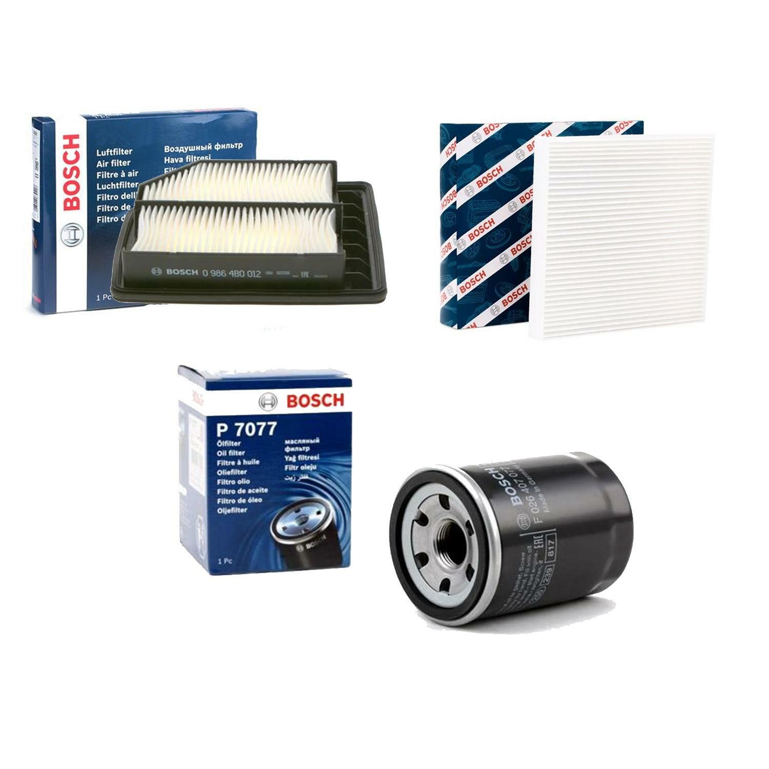 Honda Civic 1.6 Filtre Bakım Seti (2007 - 2012) Bosch
