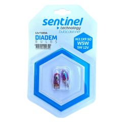 Sentinel Diadem Turuncu 12V T10 W5W W2.1x9.5D 2 Adet