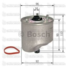 Ford Fiesta 1.4 TDCI Euro 5 2011 - 2013 Bosch Filtre Bakım Seti
