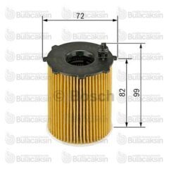 Ford Fiesta 1.4 TDCI Euro 5 2011 - 2013 Bosch Filtre Bakım Seti