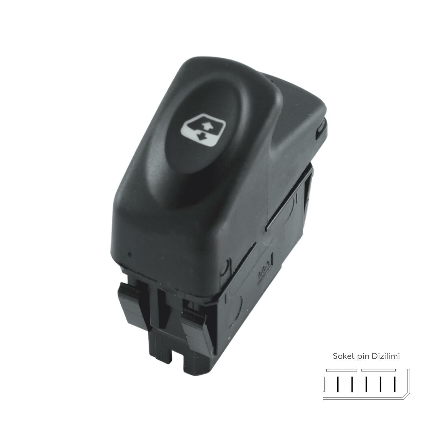 Cam Acma Kapama Anahtari Renault Kangoo Megane 1 Clio (Pin 5)