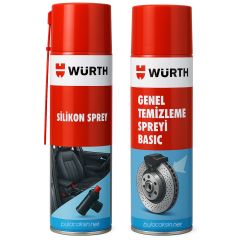 Würth Silikon Sprey 500 ml + Fren Balata Spreyi 500 ml