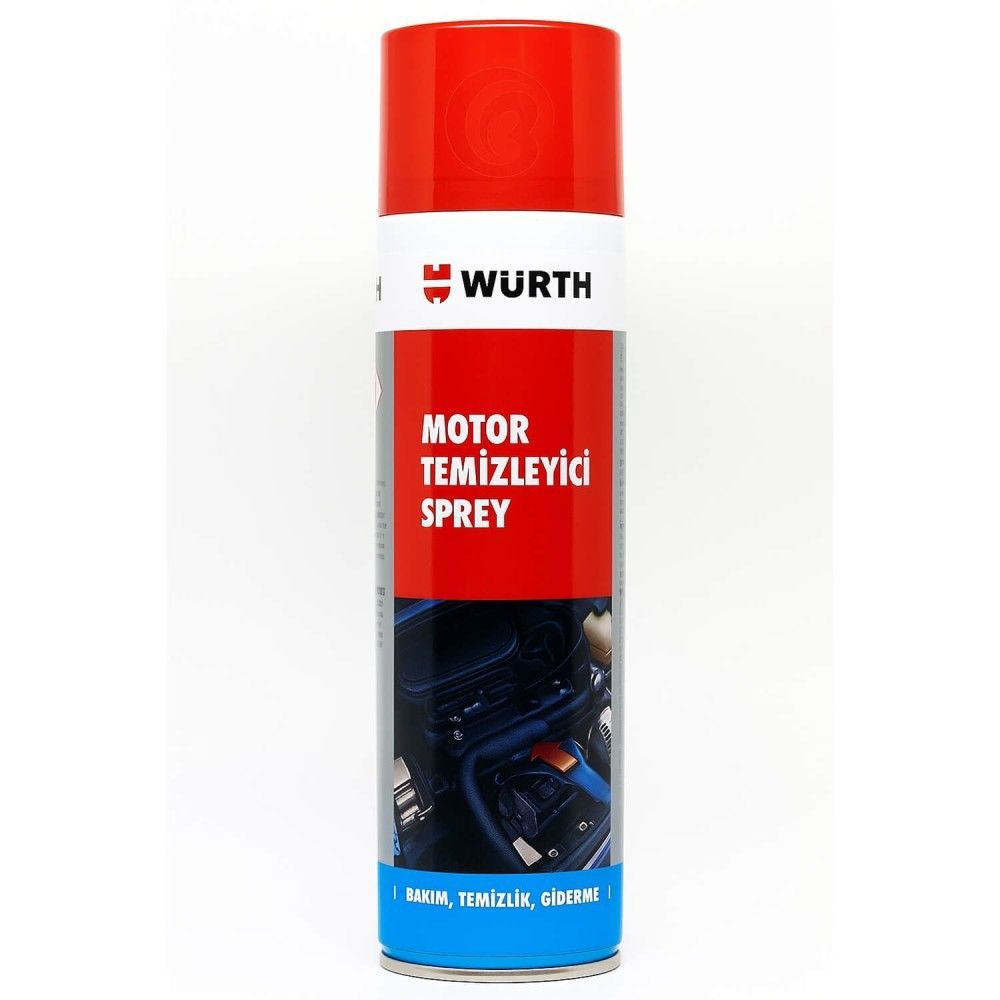 Würth Motor Temizleme Spreyi 500 ml (Su Gerekmez)