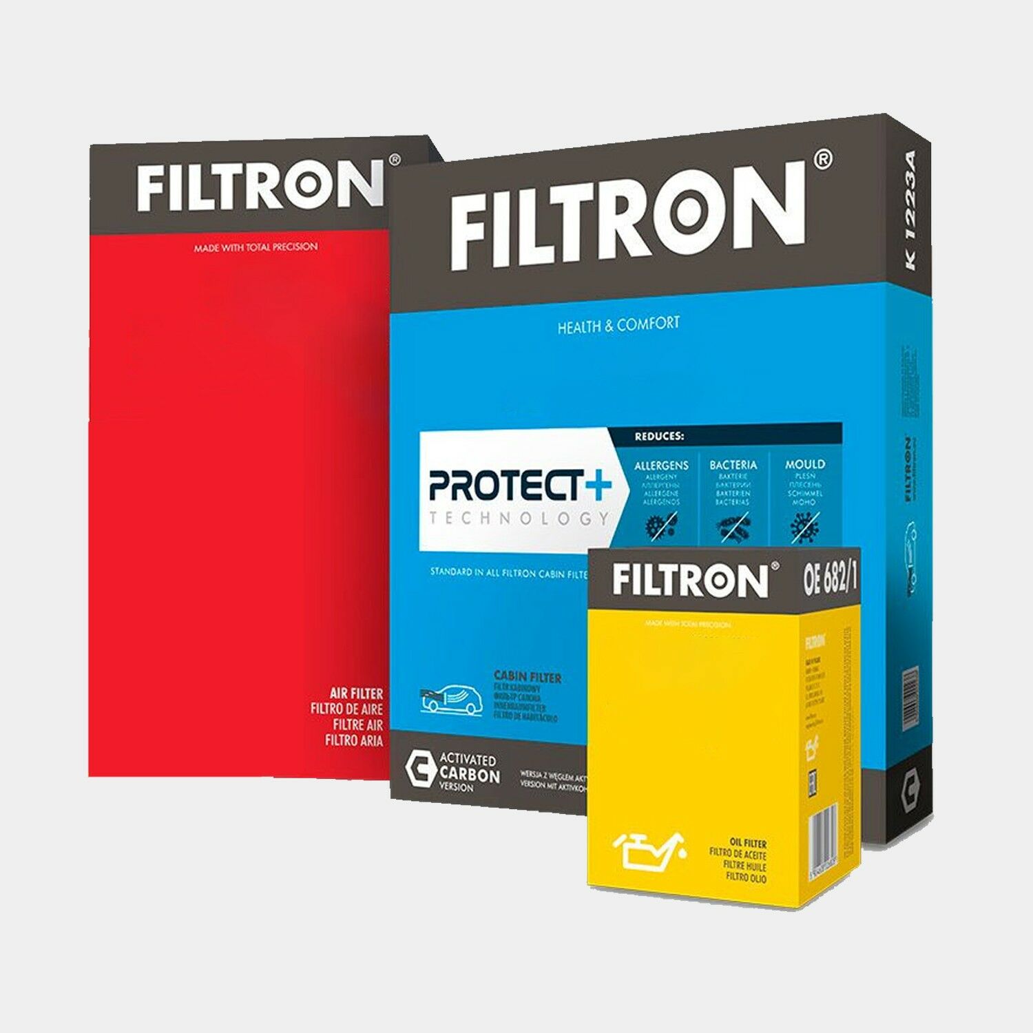 Filtron 3'lü Filtre Bakım Seti Volkswagen Golf 7 1.2 1.4 TSI 2013-2019 ile uyumlu