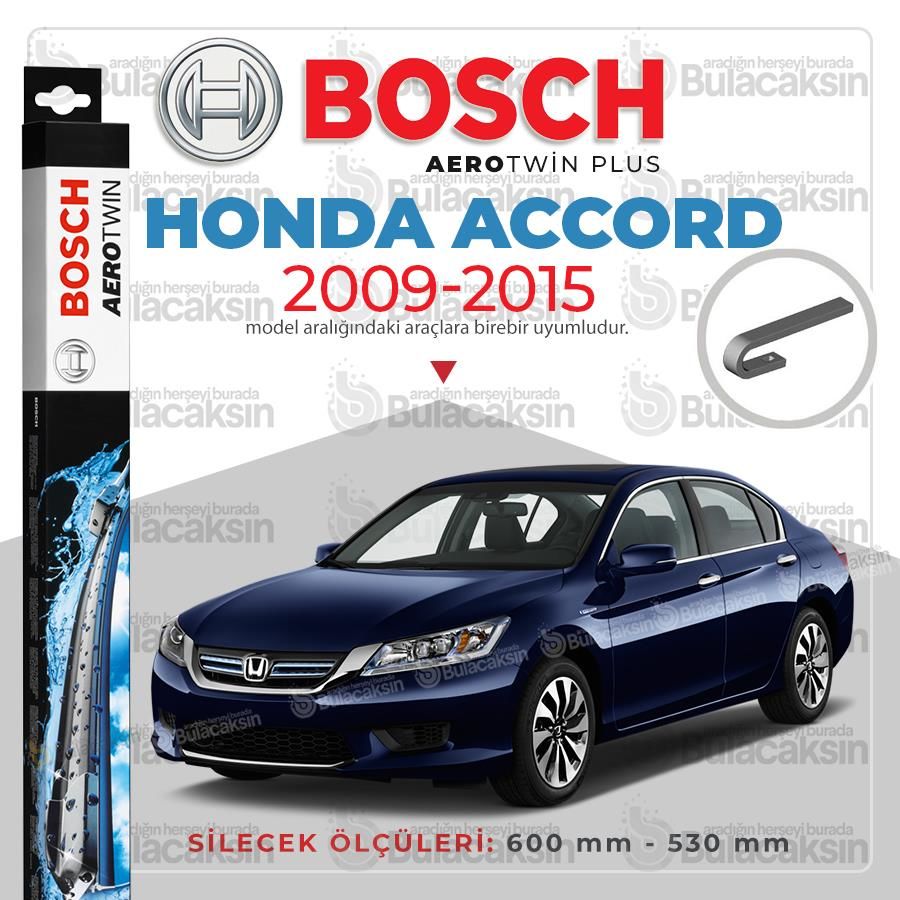 Honda Accord Muz Silecek Takımı (2009-2015) Bosch Aerotwin