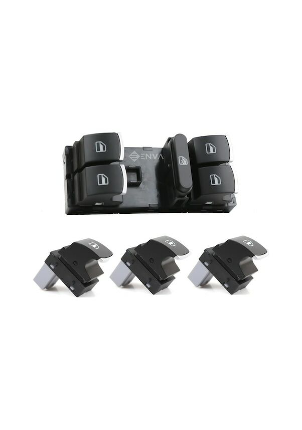 Volkswagen Golf 5 - 6 Cam Açma Düğmesi Anahtarı Takım 2006-2013