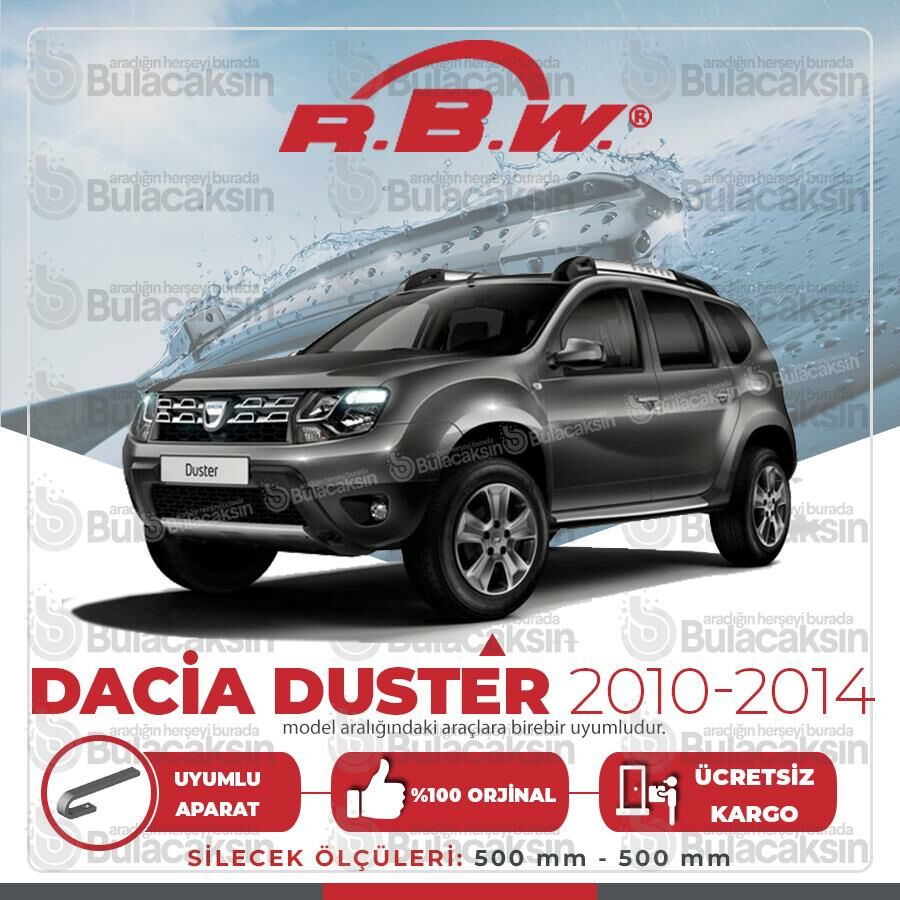 Dacia Duster Muz Silecek Takımı (2010-2014) RBW