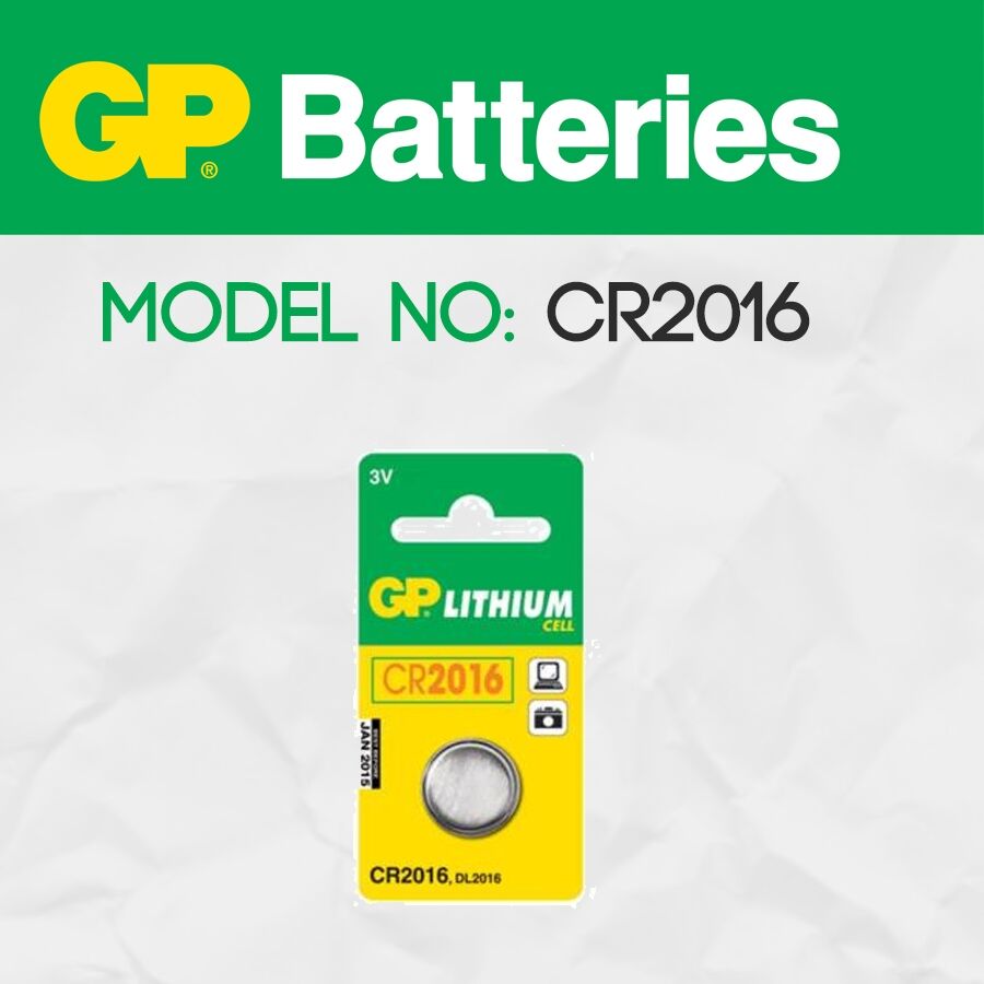 Gp Cr2016 3V Alkalin Düğme Pil (Saat-Kumanda-Baskül)