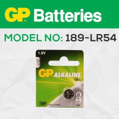 Gp 189-Lr54 1.5V Alkalin Düğme Pil (Saat-Kumanda-Baskül)