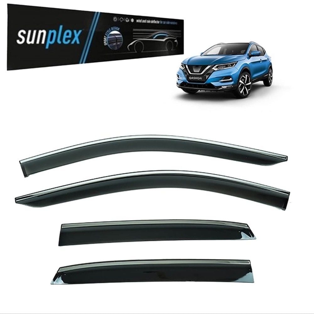Sunplex Kromlu Cam Rüzgarlığı Nissan Qashqai J12 2022-2025 ile uyumlu
