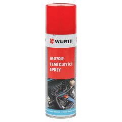 Würth Motor Temizleyici Sprey 500 ml + Güderi Bez Mavi 130 gr