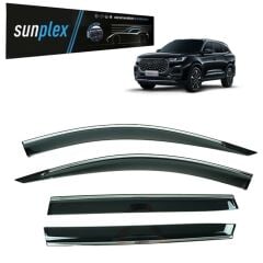Sunplex Kromlu Cam Rüzgarlığı Chery Tiggo 8 PRO 2023-2025 ile uyumlu-