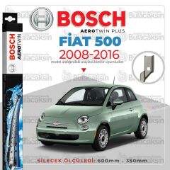 Fiat 500 Muz Silecek Takımı (2008-2016) Bosch Aerotwin