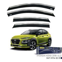 Niken Kromlu Cam Rüzgarlığı Hyundai Kona Kromlu 2018 ve Sonrası ile uyumlu