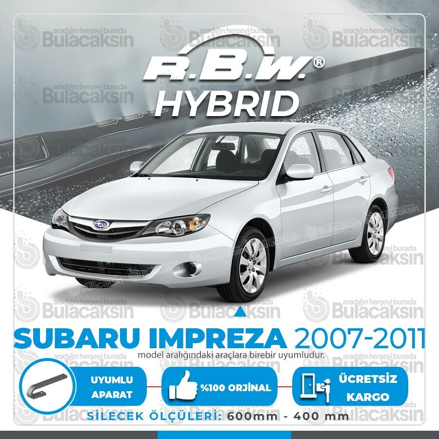 Subaru Impreza Ön Silecek Takımı (2007-2011) RBW Hibrit