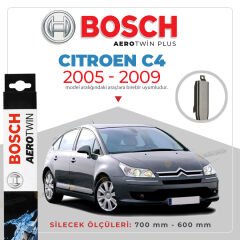 Bosch Aerotwin Muz Silecek Takımı Citroen C4 2004-2009 ile uyumlu