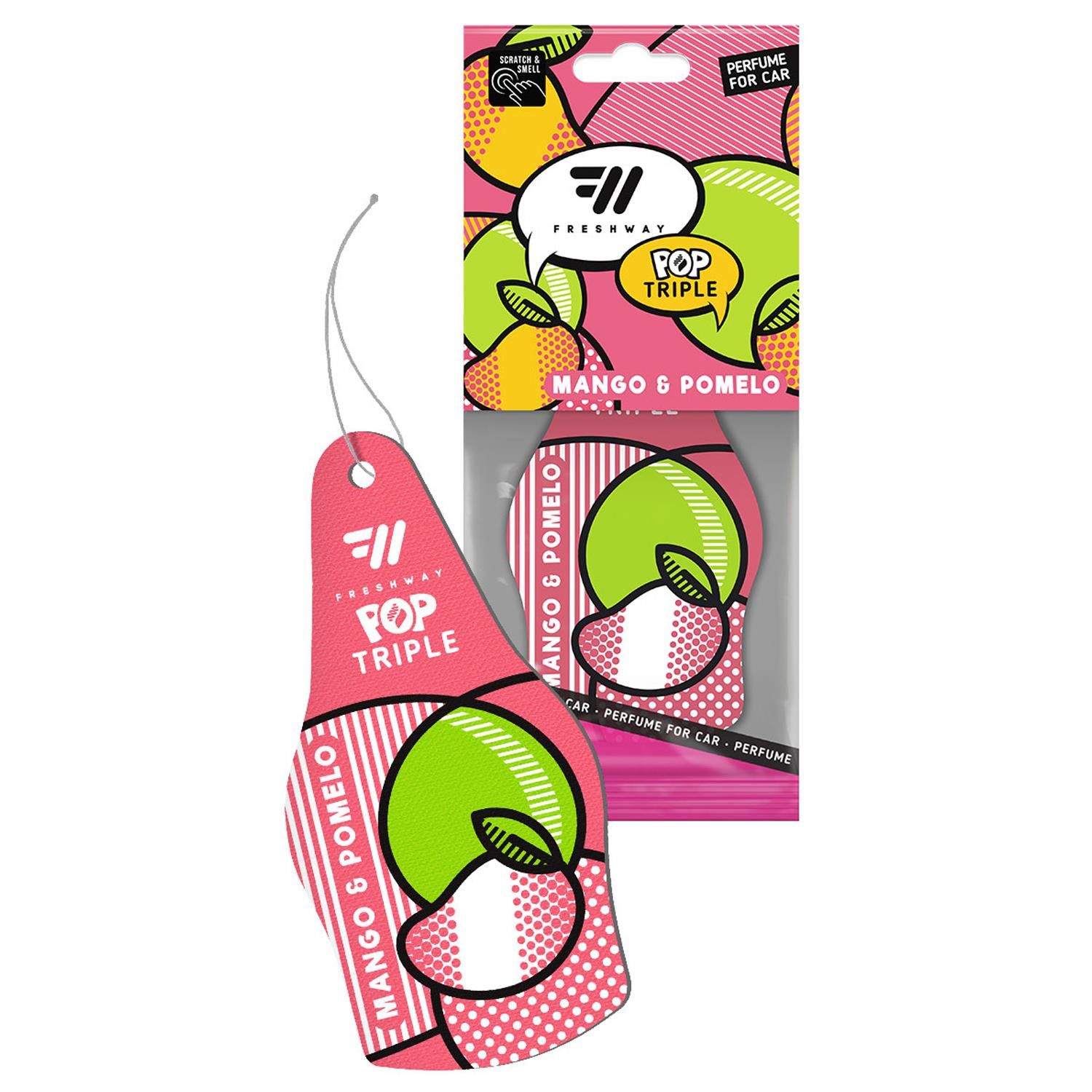 Fresh Way Pop Dry Triple Kağıt Asma Mango & Pomelo