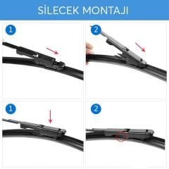 RBW Muz Silecek Takımı Ford C-Max 2011-2017 ile uyumlu