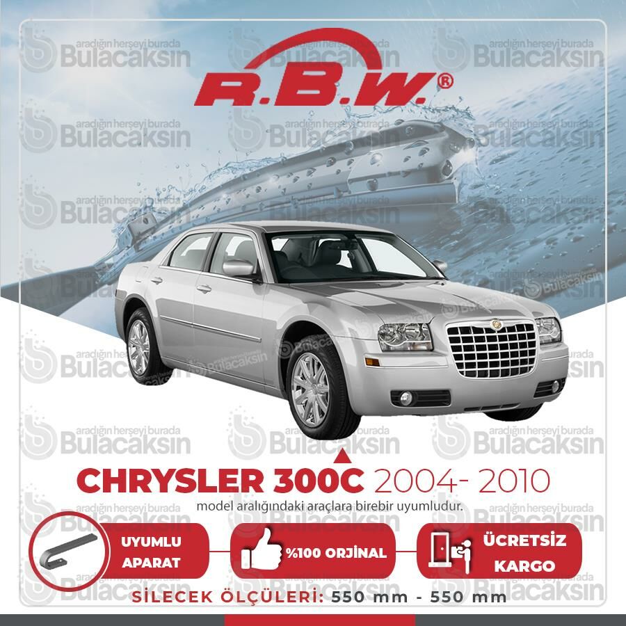 Chrysler 300C Muz Silecek Takımı (2004-2010) RBW