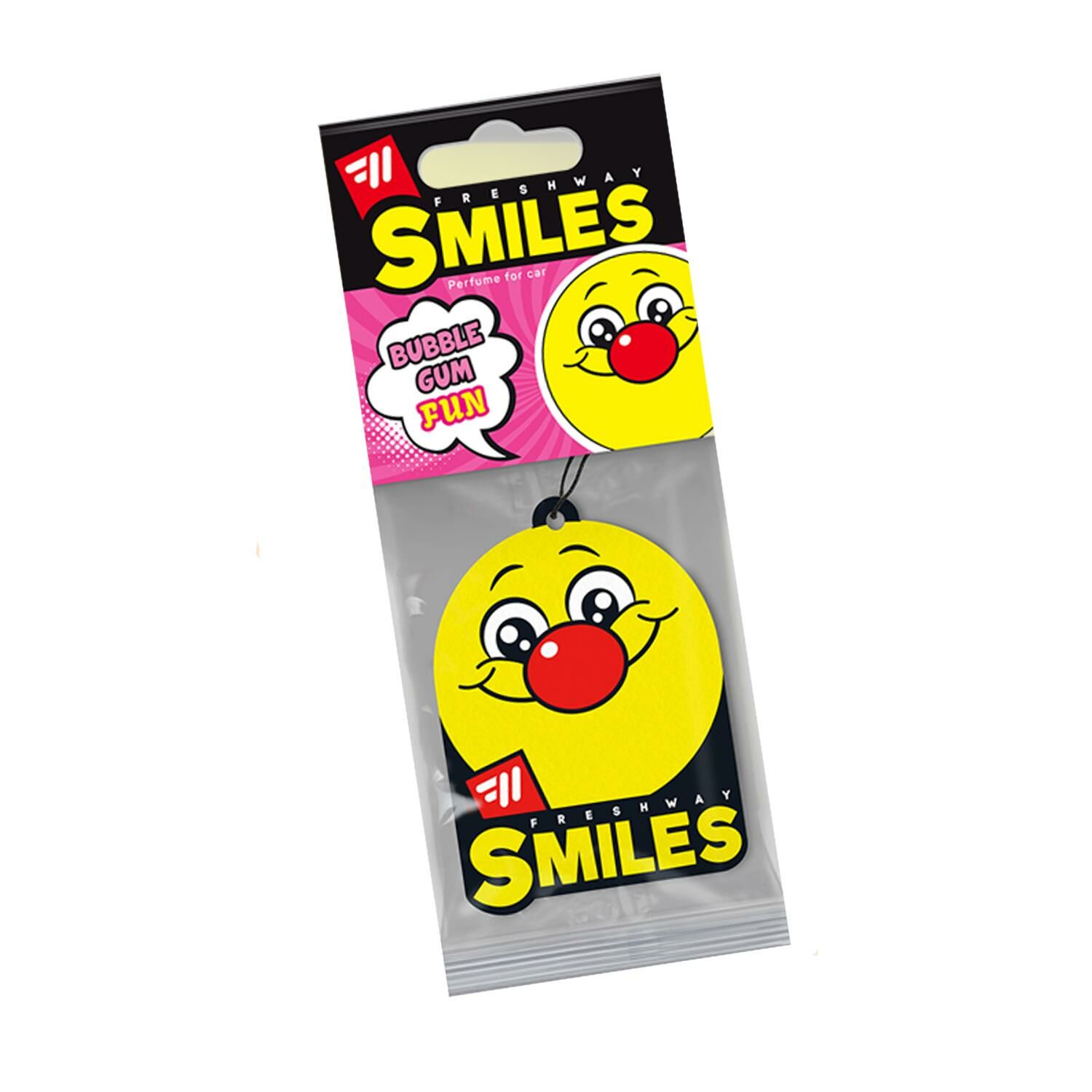 Fresh Way Dry Smile Kağıt Asma Koku Bubble Gum