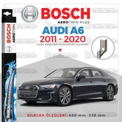 Bosch Aerotwin Muz Silecek Takımı Audi A6 2011-2020 ile uyumlu