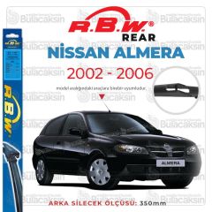 RBW Arka Silecek Nissan Almera HB 2002-2016 ile uyumlu