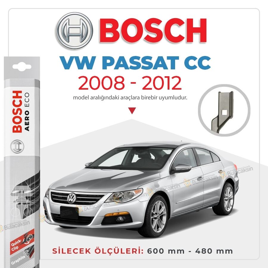 Volkswagen Passat Cc Muz Silecek Takımı (2008-2012) Bosch Aeroeco