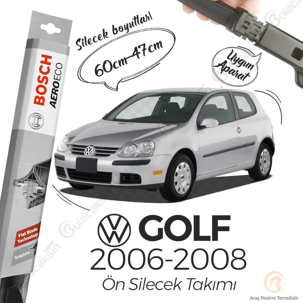 Volkswagen Golf 5 Muz Silecek Takımı (2006-2008) Bosch Aeroeco