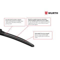 Würth Muz Silecek Takımı Audi Q2 2016-2021 ile uyumlu