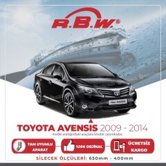 RBW Muz Silecek Takımı Toyota Avensis 2009-2014 ile uyumlu