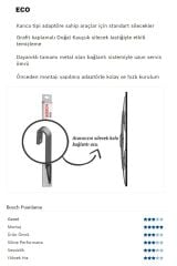 Bosch Eco Ön Silecek Takımı Audi 100 Sedan 1990-1994 ile uyumlu