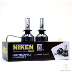 Niken Pro Serisi Flip Led Xenon Zenon HIR2 9012 6500K - Slim Fan