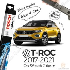 Volkswagen T-ROC Muz Silecek Takımı (2017-2019) Bosch Aerotwin