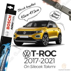Bosch Aerotwin Muz Silecek Takımı Volkswagen T-ROC 2017-2019 ile uyumlu