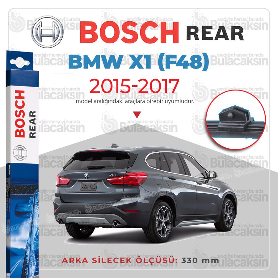 Bosch Rear Arka Silecek BMW X1 F48 2015-2017 ile uyumlu
