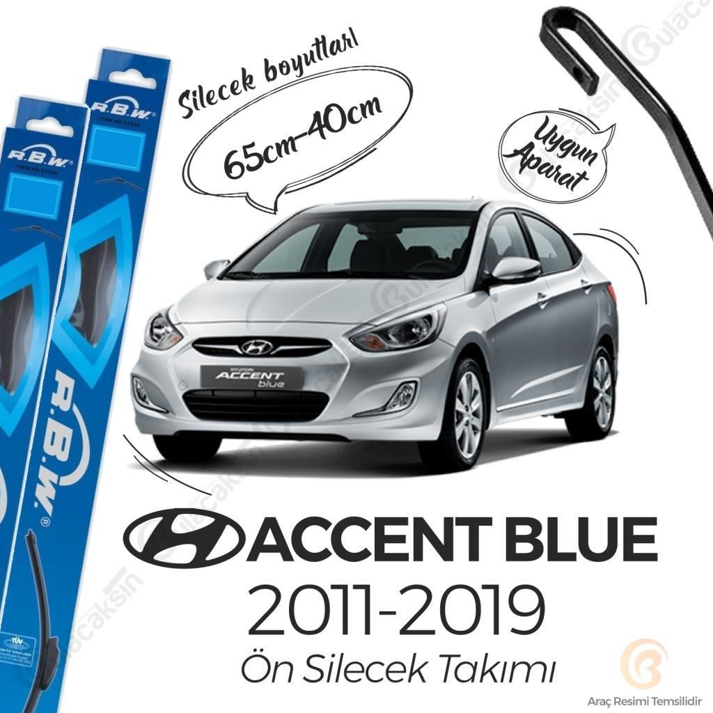 Hyundai Accent Blue Muz Silecek Takımı (2011-2019) RBW