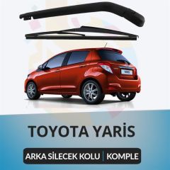 Toyota Yaris P90 2005-2011 Komple Arka Silecek Kolu Ve Süpürgesi