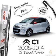 Bosch Eco Ön Silecek Takımı Citroen C1 2005-2013 ile uyumlu