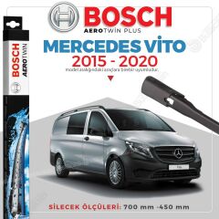 Bosch Aerotwin Muz Silecek Takımı Mercedes Vito 2015-2000 ile uyumlu