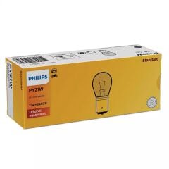 Philips 12V Ampul PY21W Yakın Tırnak Sarı 12496NACP / 10 ADET