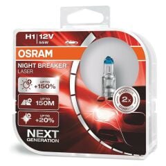 Osram Night Breaker Laser H1 Ampul 64150NL - %150 Daha Fazla Işık