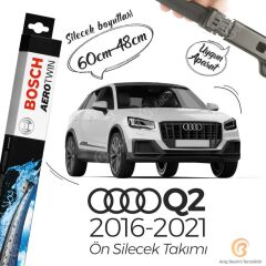 Bosch Aerotwin Muz Silecek Takımı Audi Q2 2016-2021 ile uyumlu