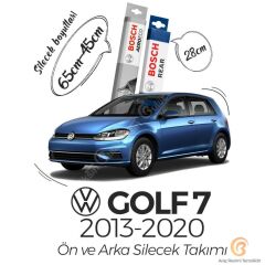 Bosch Aeroeco Volkswagen Golf 7 2013-2017 Ön - Arka Silecek Seti