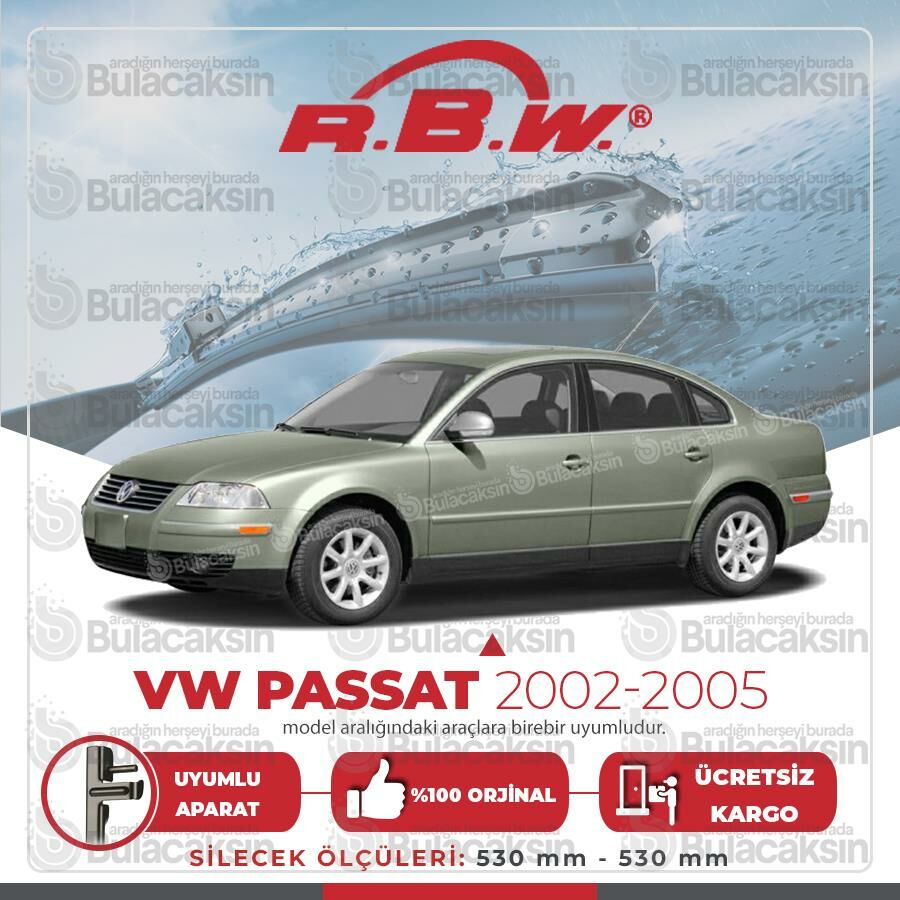 Volkswagen Passat Muz Silecek Takımı (2002-2005) RBW