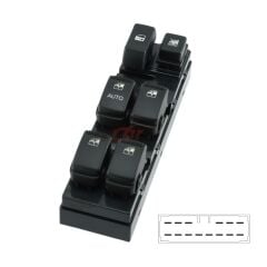 Cam Açma Düğmesi Sol Hyundai Tucson / Kia Sportage Dörtlü 14 Pin
