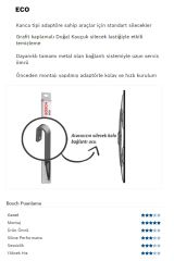Bosch Eco Ön Silecek Takımı Hyundai Excel 1994 -2000 ile uyumlu